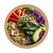 The IV Bar Website Recipes Images-1 Rainbow Power Salad